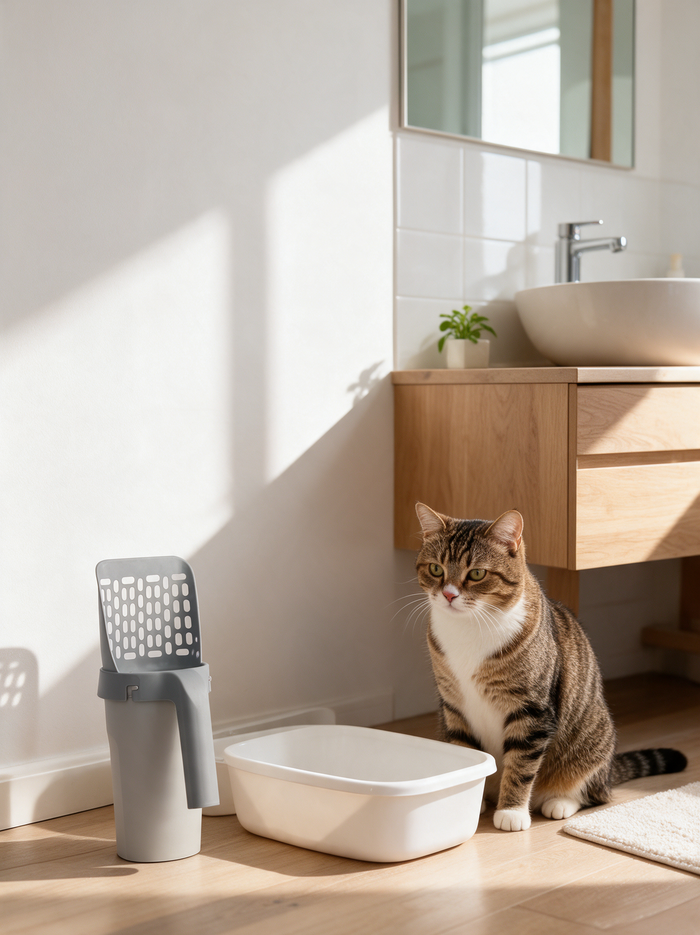Litter Scoop with Holder
