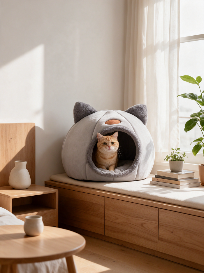 Cat-Ear Hideaway Bed