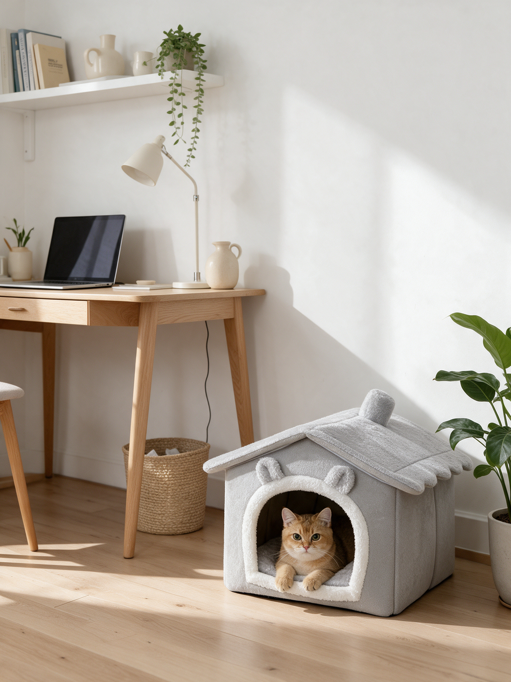 Fold-Flat Cat House