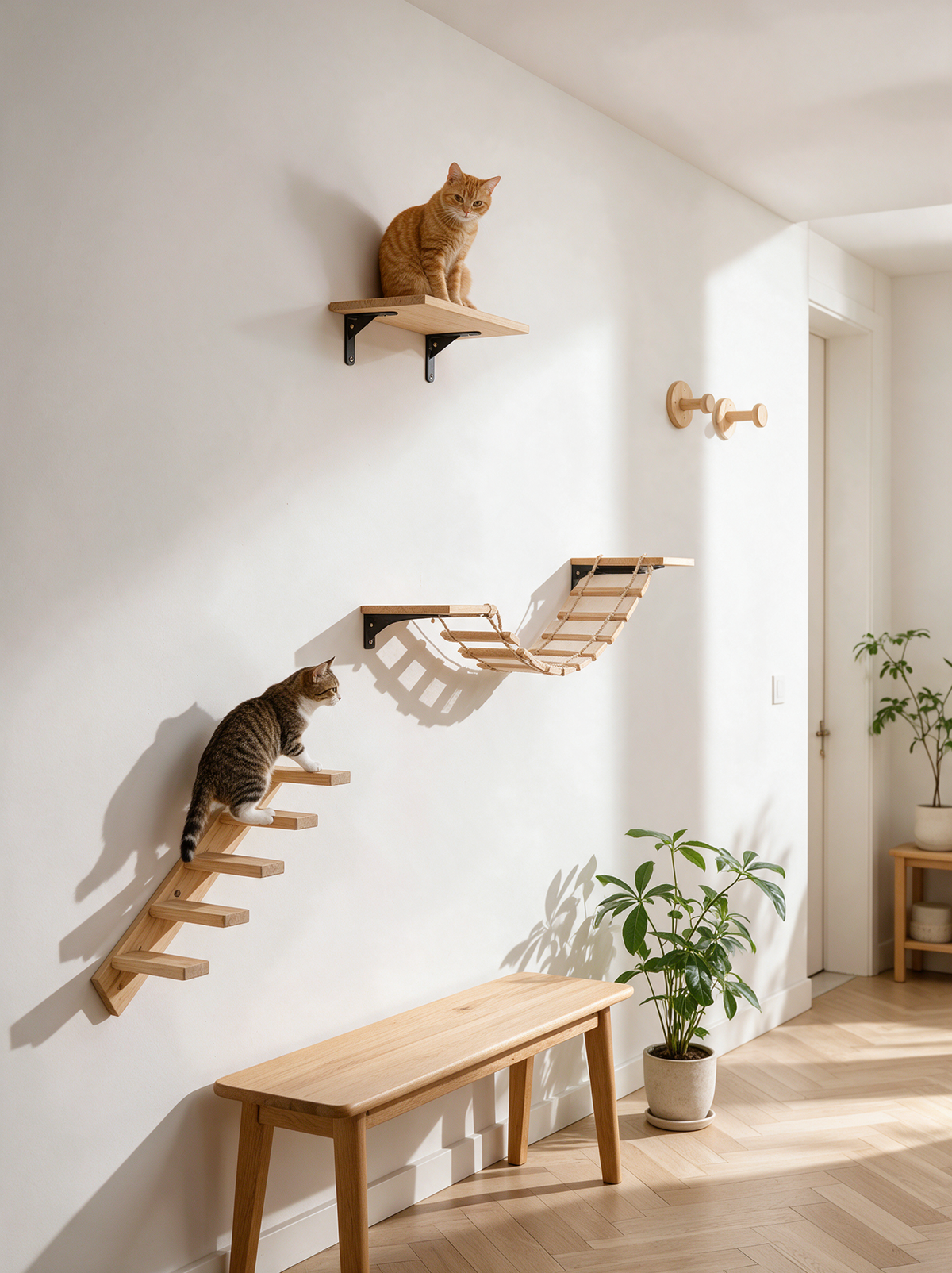 Wall Climbing Shelves