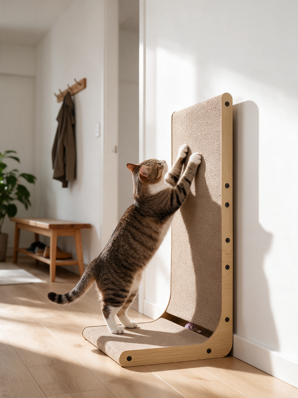 L-Shape Cardboard Wall Scratcher