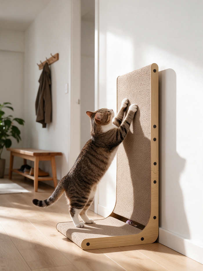 L-Shape Cardboard Wall Scratcher