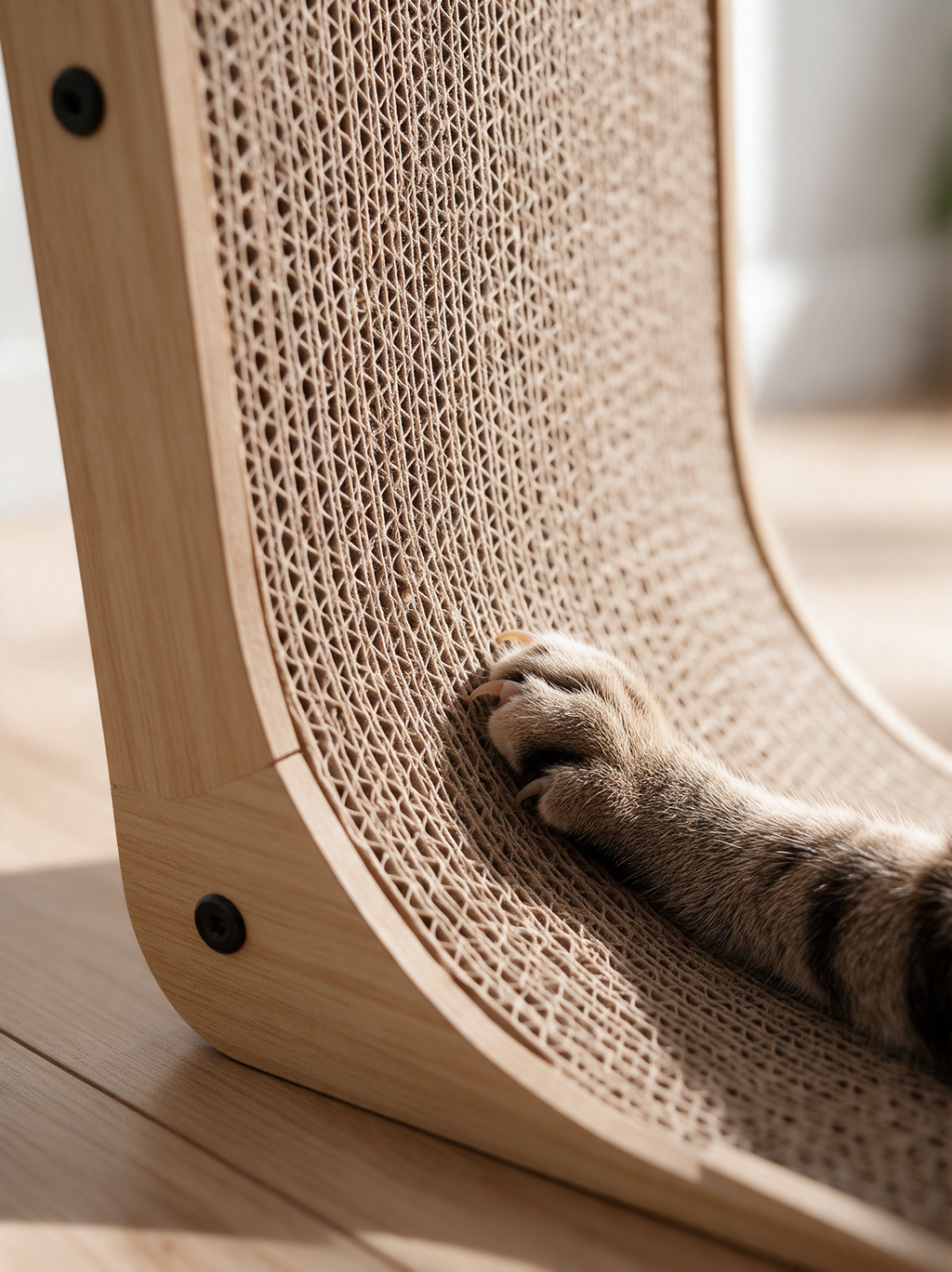 L-Shape Cardboard Wall Scratcher