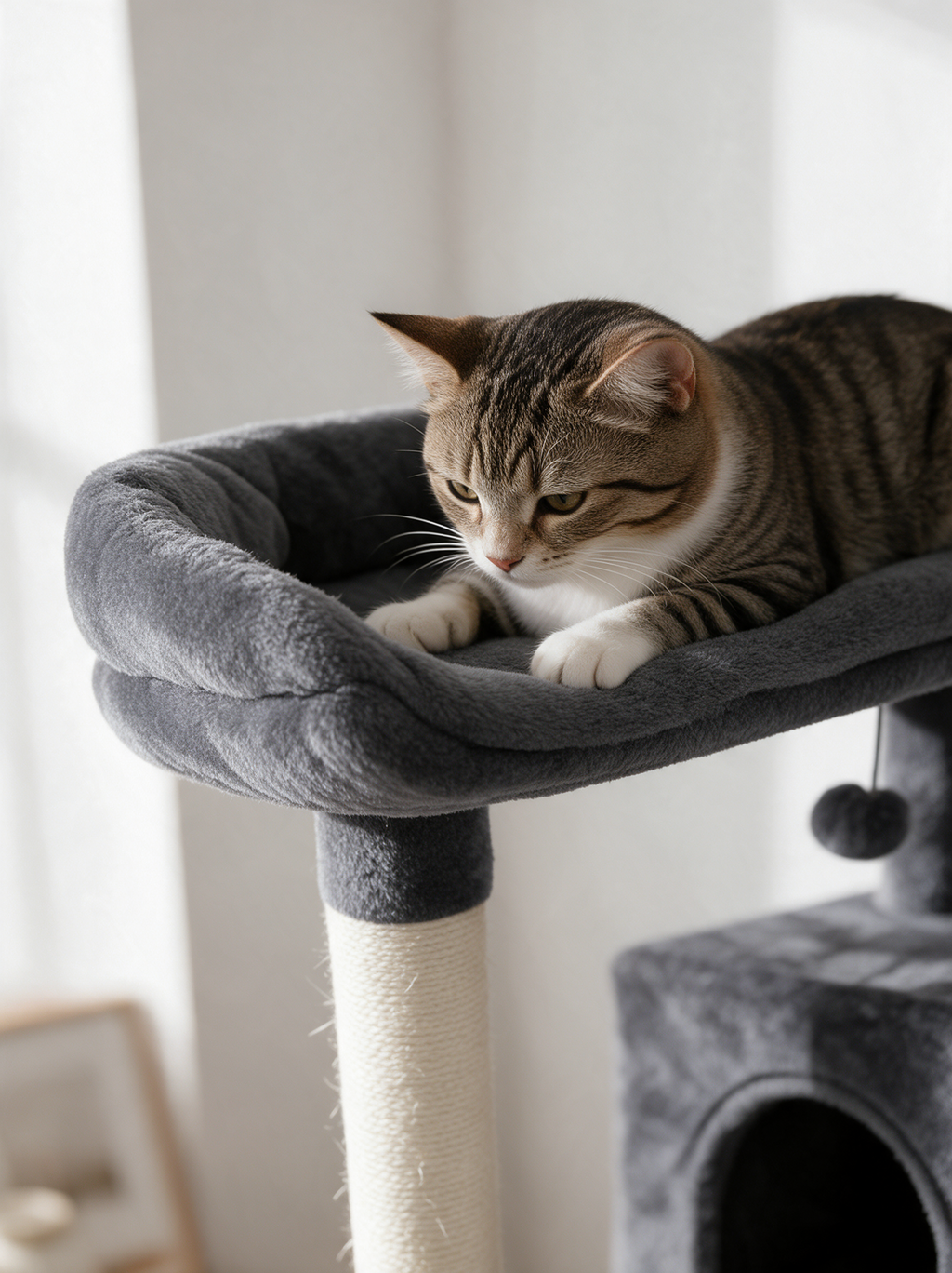 Five-Level Cat Tower for Large Cats