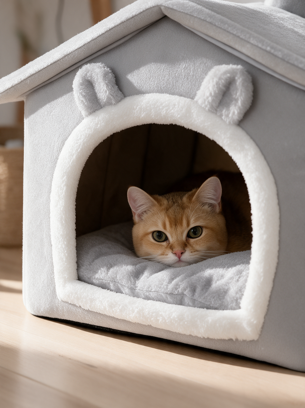 Fold-Flat Cat House