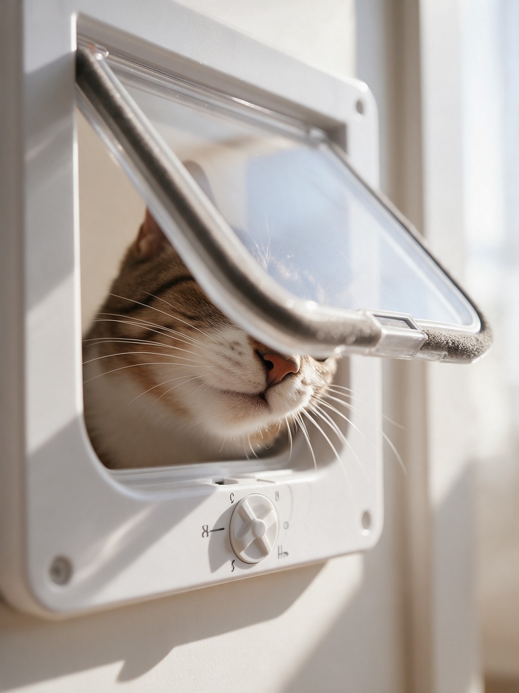 Four-Way Locking Cat Flap