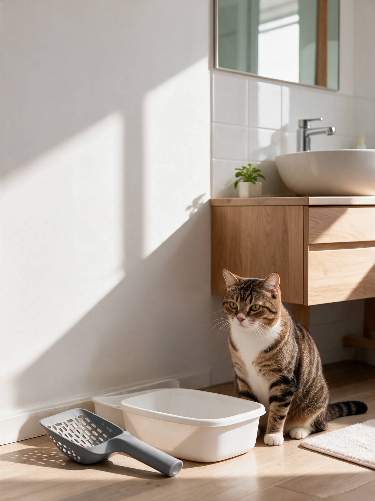 Litter Scoop with Holder